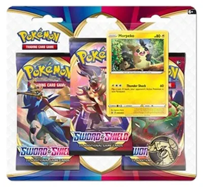 Productafbeelding van Pokemon Sword & Shield: Morpeko 3-Pack Blister