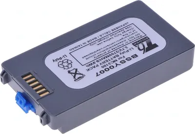 Image de Batterie T6 Power pour scanner de codes-barres Symbol, numéro de pièce BTRY-MC3XKAB0E, Li-Poly, 3,7 V, 2700 mAh (9,9 Wh), noir