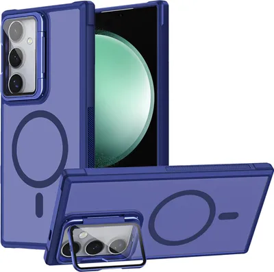 Image de Housse de protection pour Samsung Galaxy S23 FE Housse, anneau métallique pour le chargement sans fil pliable protection de la caméra verre support