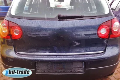Obrázek produktu pro EDELSTAHL CHROM KOFFERRAUMLEISTE UNTEN für VW GOLF 5, V SCHRÄGHECK | 2003-2008