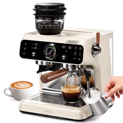 Espressomaschine mit Mühle, 30 Mahlgraden, Doppelheizsystem, 2800 W, 2,8 l