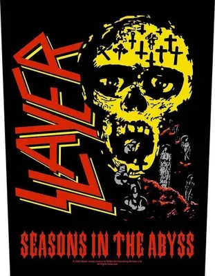 Produktbild von Slayer Seasons In The Abyss Aufnäher zum Aufnähen 36 x 30 cm