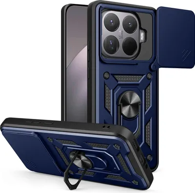 Produktbild von Outdoor Panzer Hülle Xiaomi 15T Handyhülle Kameraschutz Ringhalter in Blau