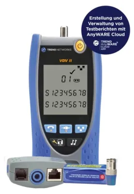 Image de TREND Networks Testeur de câblage VDV II BT R158007
