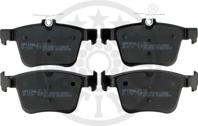 Produktbild von OPTIMAL Bremsbeläge Satz Hinten Bremsklötze für VW Golf VII Schrägheck (5G1, BQ1, BE1, BE2) BP-12701