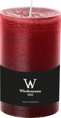 Produktbild von Wiedemann Marble Rustik Kerzen, Stumpenkerzen, Bordeaux 130 x Ø 78 mm