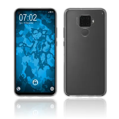 Produktbild von PhoneNatic Case kompatibel mit Huawei Mate 30 Lite - Crystal Clear Silikon Hülle transparent Cover