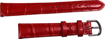 Produktbild von Uhrenband Rot Glänzend 14 mm