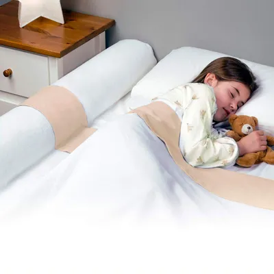 Obrázek produktu pro DERYAN ochranný bok postýlky - Bezpečnostní zábrana - Okraj postele - Perfektní pro postýlky o délce od 77 do 180 cm a Montessori postele