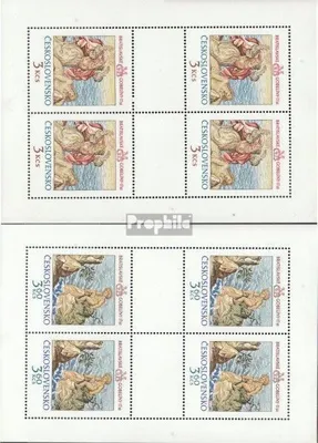 Produktbild von Briefmarken Tschechoslowakei 1976 Mi 2319-2320 Kleinbögen (kompl.Ausg.) postfrisch Wandteppiche