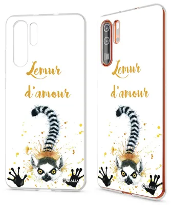 Immagine prodotto di NALIA cover per Huawei P30 Pro, motivo custodia del telefono cellulare custodia in silicone sottile copertura di cristallo lemure