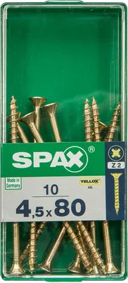 Produktbild von Spax Universalschrauben 4.5 x 80 mm PZ 2 - 10 Stk.