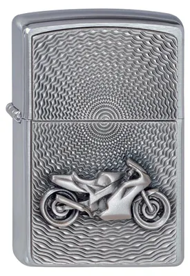 Obrázok produktu pre Zapa?ova? Zippo 2000225 Motor Bike Emblem benzínový vetruodolný kovové puzdro