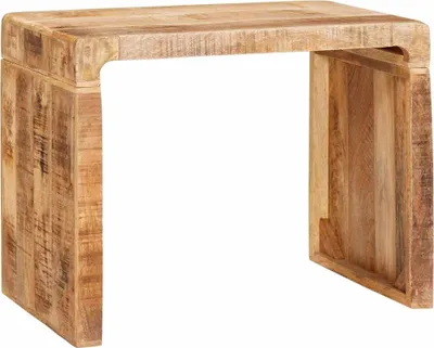 Immagine prodotto di vidaXL Tavolino marrone 60 x 35 x 46 cm in legno massiccio di mango