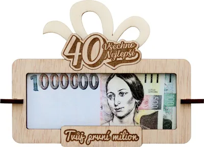 Obrázek produktu pro Tabulka na peníze Tvůj první milion k 40