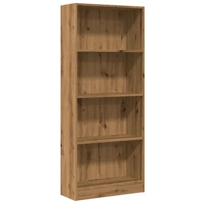 Obrázek produktu pro vidaXL Artisan dubová knihovna 60x24x143 cm materiál na bázi dřeva