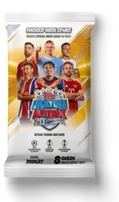 Image de Booster Topps Match Attax Ligue des Champions 2026/27 – 8 cartes