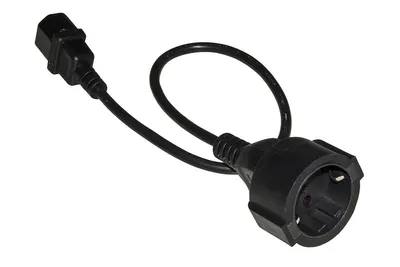 Immagine prodotto di Link Accessori LKADSK05 Cavo di prolunga 0,5 m 1 presa AC Indoor Nero