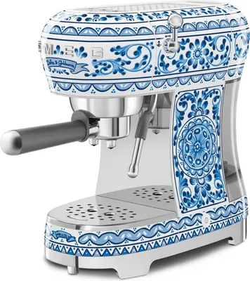 Image de Machine à expresso 15 bars - Smeg - ECF02DGBEU - blu mediterraneo