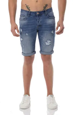 Produktbild von Red Bridge Herren Jeans Shorts Kurze Hose Denim Capri Wrecking