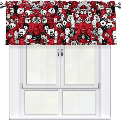 Imagen del producto de Cortinas de baño, cocina, dormitorio y lavadero, de diseño adorable y con estampados de dibujos animados