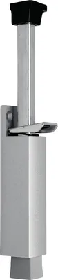 Produktbild von DENI Türfeststeller 3836 bis 90 mm, Hub, silber lackiert