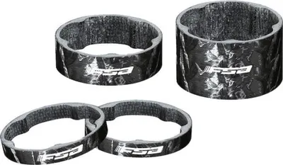 Produktbild von FSA Vorbauspacer Carbon 1 1/8" 5 mm x 1 1/8" Schwarz - präzise Lenkerhöhe