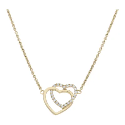 Produktbild von Collier Gold 333 Herz mit Zirkonia JL10-05-2656 45 cm JuwelmaLux