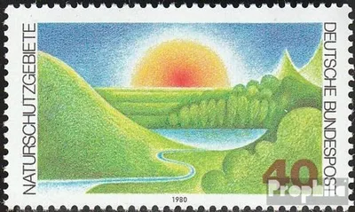 Produktbild von Briefmarken BRD (BR.Deutschland) 1980 Mi 1052 (kompl.Ausgabe) postfrisch Naturschutzgebiete