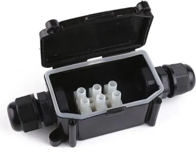 Produktbild von Wasserdichter Stecker 1 Ausgang IP66 SCHWARZ