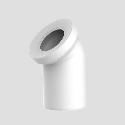 Produktbild von SANIT WC-Anschlussbogen 45Gr DN100 weiß  58.102.01..0000