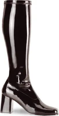Produktbild von Schmalschaft Stiefel Stretchlack schwarz Schuhgröße: 36