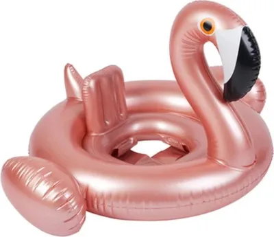 Produktbild von KIK KX7512 Aufblasbares Fahrrad mit Sitz 60cm für Kinder Flamingo