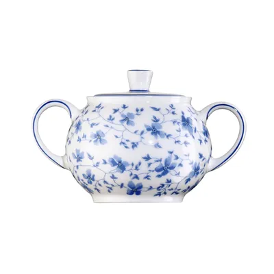 Zdjęcie produktu dla Rosenthal Zuckerdose 6 Pers. Form 1382 Blaublüten 41382-607671-14330