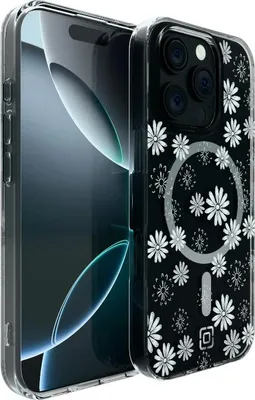 Zdjęcie produktu dla Incipio Forme MagSafe - Etui iPhone 16 Pro (Ditzy Floral Silver)
