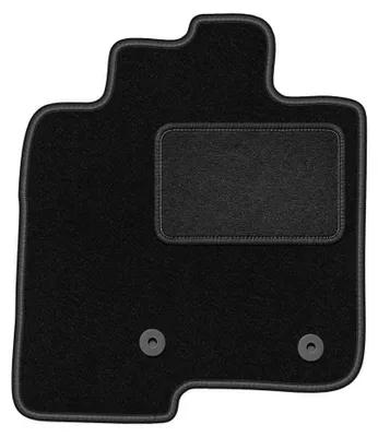 Produktbild von Fahrermatte Velours für Mitsubishi Pajero IV 2006-2018 (Kurzversion) – 1-tlg, Schwarz, passgenau – Wielganizator LUX
