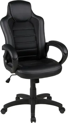 Produktbild von Chefsessel höhenverstellbar JORIS von Duo Collection Kunstleder Schwarz | 1