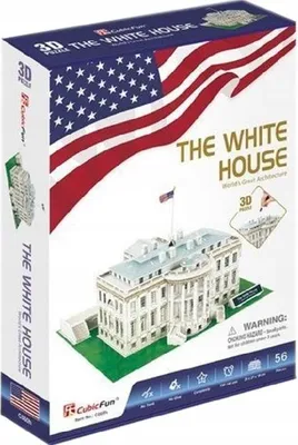 Zdjęcie produktu dla Puzzle 3D Biały Dom 65El. 0602