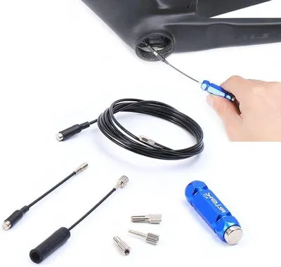 Produktbild von Kabelgeleider für Fahrradreparatur - Gecoaterter Leiterkabel - 4-5,5mm Kabelhülle - Fahrradwartungset