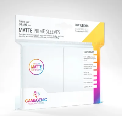 Obrázek produktu pro Gamegenic - Matné návleky Prime Standardní velikost (100) Bílá