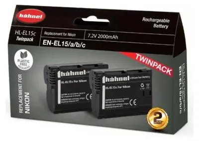 Image de Bipack Batterie Compatible En-el15 - Hahnel