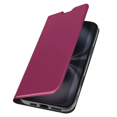 Produktbild von Avizar, Soft-Touch Hülle für Apple iPhone 16 Plus mit Standfunktion, Bordeaux