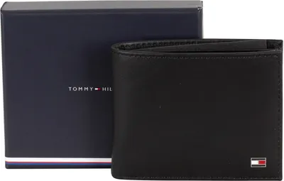 Produktbild von Tommy Hilfiger AM0AM00655002, Briefttasche, Schwarz, Leder, One Size