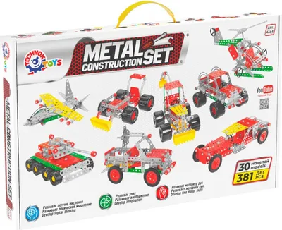 Produktbild von Metallbausatz Zusammenbaumodelle Transportfahrzeuge Flugzeuge 4364
