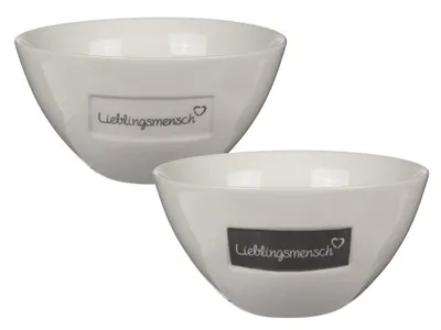 Produktbild von Lieblingsmensch Müslischalen 2-er Set