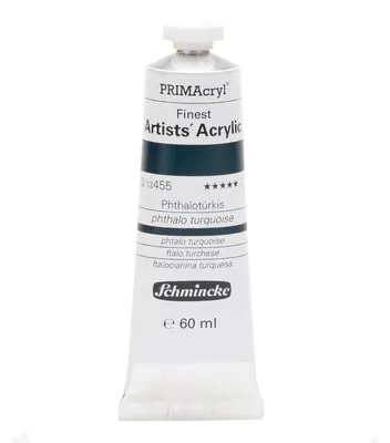 Produktbild von Schmincke PRIMAcryl Professional Acrylfarbe 60 ml - 455 Phthalotürkis