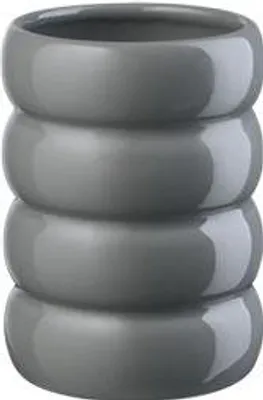 Produktbild von ASA Vase, cool gray LOOPY D. 10 cm, H. 16 cm