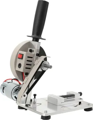 Obrázek produktu pro Mini stolní kotoučová pila - Kompaktní stolní pila - Pokosové řezy 45° - Stejnosměrný provoz - Bez baterie - Pro kutily a hobby dřevoobrábění