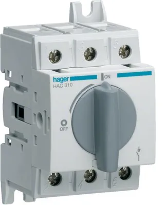 Immagine prodotto di Sezionatore Hager 3P 100A HAC310