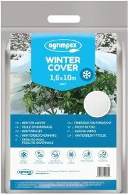 Produktbild von Wintervlies Frostschutzvlies Pflanzenschutzvlies 50 g/m² Weiß 1,6 x 10 m